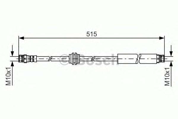 Тормозной шланг CF GOMMA 512798