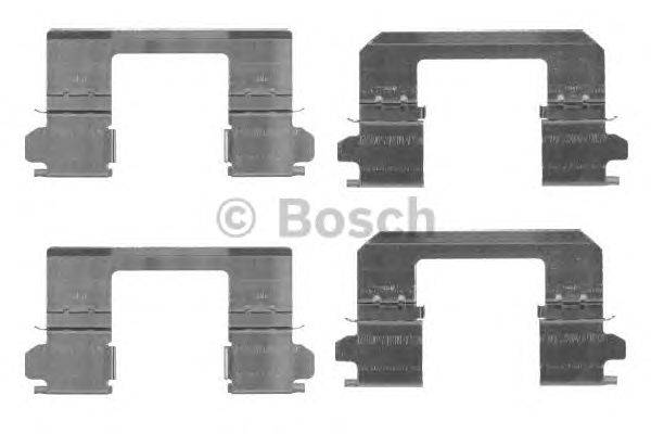 Комплектующие, колодки дискового тормоза BOSCH 1 987 474 461