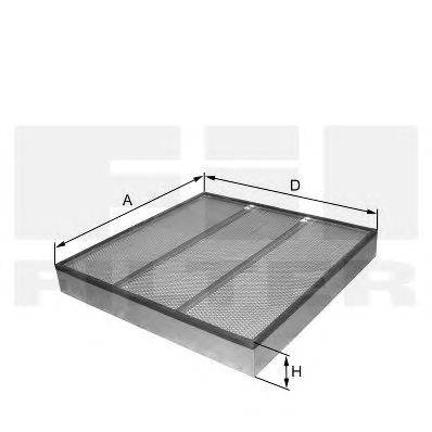 Воздушный фильтр FIL FILTER H 846