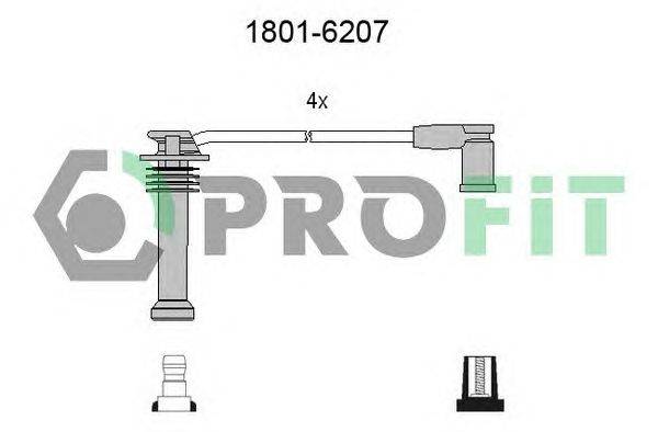 Комплект проводов зажигания PROFIT 18016207