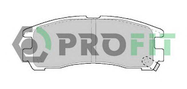 Комплект тормозных колодок, дисковый тормоз PROFIT 5000-0803