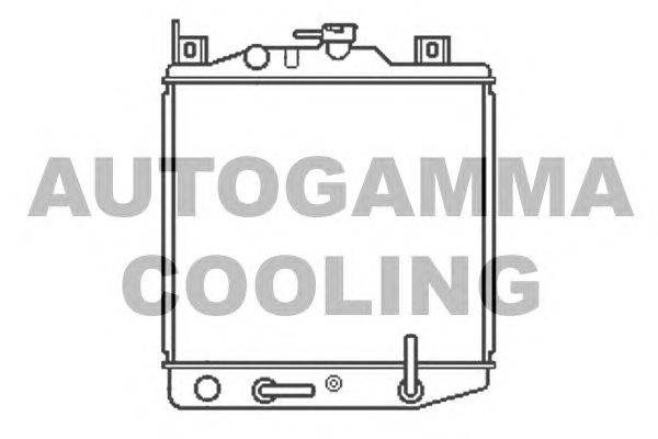 Радиатор, охлаждение двигателя AUTOGAMMA 102337