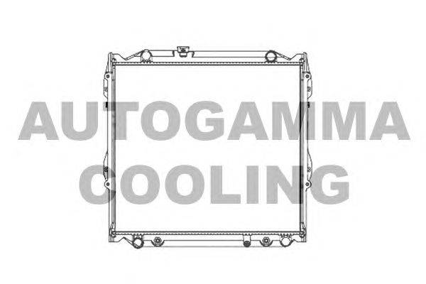 Радиатор, охлаждение двигателя AUTOGAMMA 102368