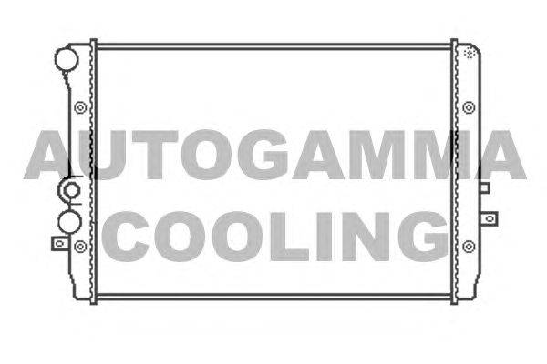 Радиатор, охлаждение двигателя AUTOGAMMA 103365
