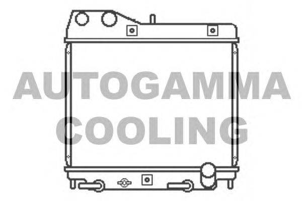 Радиатор, охлаждение двигателя AUTOGAMMA 103815