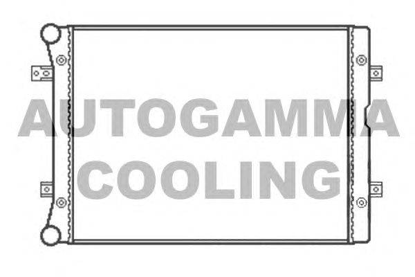 Радиатор, охлаждение двигателя AUTOGAMMA 104927