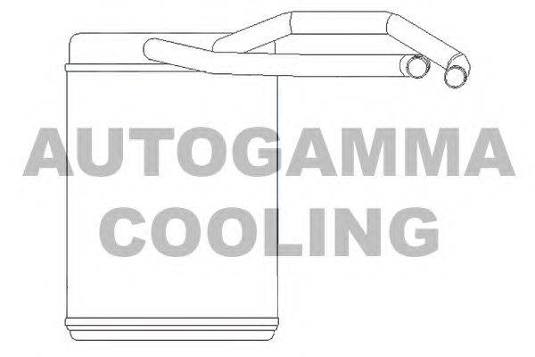 Теплообменник, отопление салона AUTOGAMMA 105232