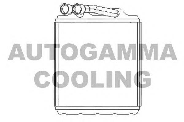 Теплообменник, отопление салона AUTOGAMMA 105282