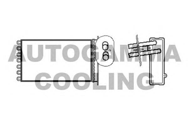 Теплообменник, отопление салона AUTOGAMMA 105655