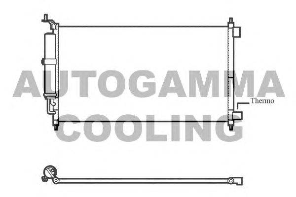 Конденсатор, кондиционер AUTOGAMMA 105869