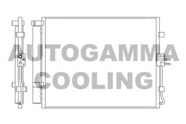 Конденсатор, кондиционер AUTOGAMMA 105968
