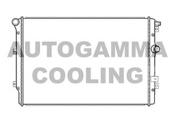 Радиатор, охлаждение двигателя AUTOGAMMA 107117
