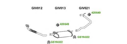 Система выпуска ОГ GT Exhaust 10389