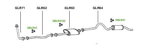 Система выпуска ОГ GT Exhaust 1049