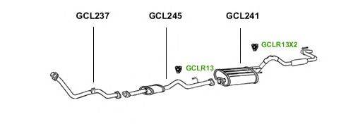 Система выпуска ОГ GT Exhaust 1260