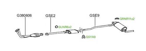 Система выпуска ОГ GT Exhaust 2111