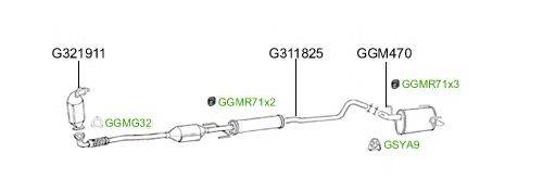 Система выпуска ОГ GT Exhaust 2606