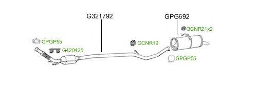 Система выпуска ОГ GT Exhaust 4943