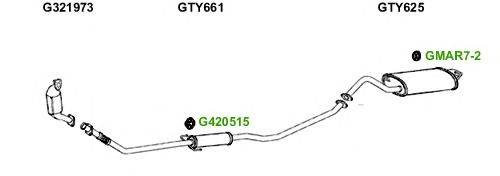 Система выпуска ОГ GT Exhaust 5009