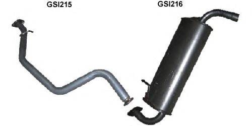 Система выпуска ОГ GT Exhaust 7459