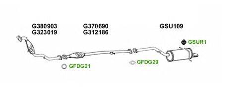 Система выпуска ОГ GT Exhaust 9757