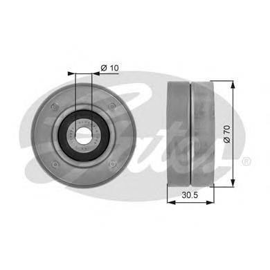 Паразитный / ведущий ролик, поликлиновой ремень GATES T36046