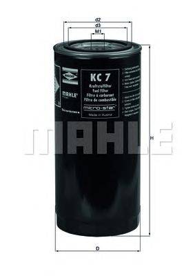 Топливный фильтр KNECHT KC7