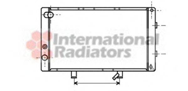 Радиатор, охлаждение двигателя PEUGEOT 130548