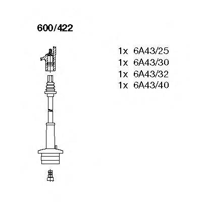 Комплект проводов зажигания PVL 71168