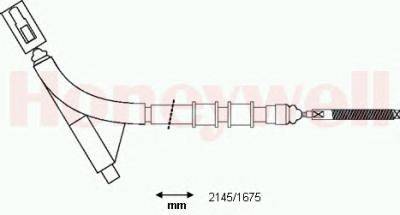 Трос, стояночная тормозная система BENDIX 432962B