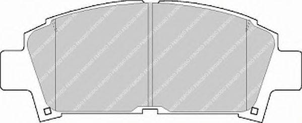 Комплект тормозных колодок, дисковый тормоз FERODO 21961
