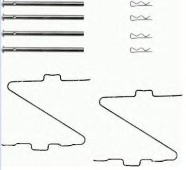 Комплектующие, колодки дискового тормоза BREMBO A 02 297