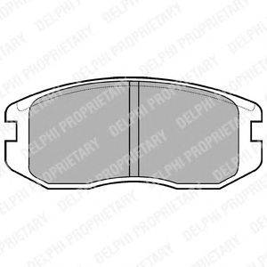 Комплект тормозных колодок, дисковый тормоз GALFER 21101