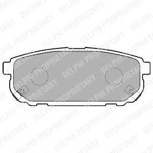 Комплект тормозных колодок, дисковый тормоз FMSI-VERBAND 23993