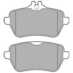 Комплект тормозных колодок, дисковый тормоз DELPHI LP2659