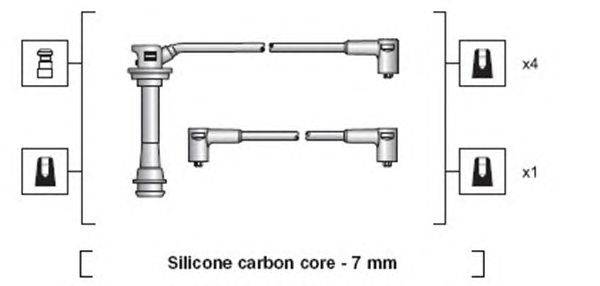 Комплект проводов зажигания MAGNETI MARELLI 941318111077