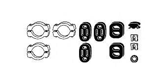 Монтажный комплект, система выпуска HJS 82 36 8217