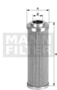 Фильтр, Гидравлическая система привода рабочего оборудования MANN-FILTER HD453