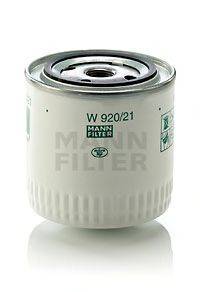 Масляный фильтр; Фильтр, Гидравлическая система привода рабочего оборудования MANN-FILTER W 920/21