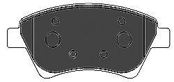 Комплект тормозных колодок, дисковый тормоз MAPCO 23930
