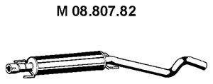 Средний глушитель выхлопных газов TESH 250742