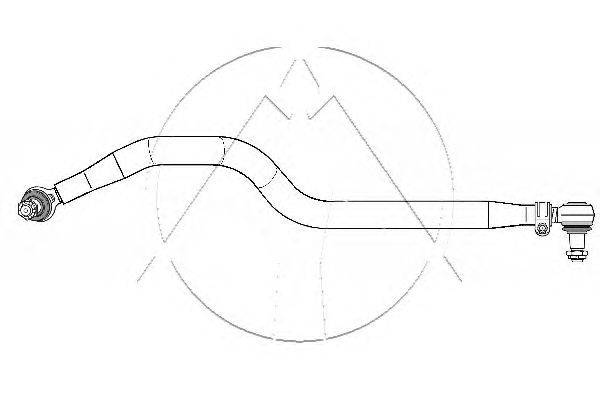 Поперечная рулевая тяга SIDEM 44632