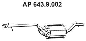 Средний глушитель выхлопных газов EBERSPÄCHER 643.9.002