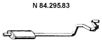 Глушитель выхлопных газов конечный EBERSPÄCHER 84.295.83