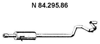 Глушитель выхлопных газов конечный EBERSPÄCHER 84.295.86