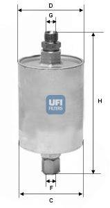 Топливный фильтр UFI 3157500