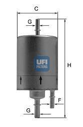 Топливный фильтр UFI 3183000