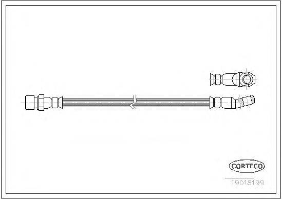 Тормозной шланг PIRELLI 14939