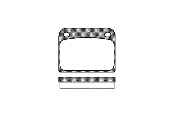 Комплект тормозных колодок, дисковый тормоз ROADHOUSE 20401