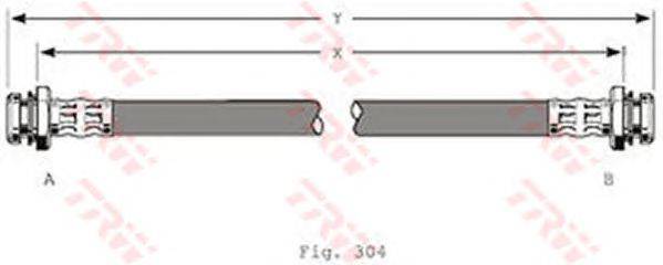 Тормозной шланг TRW PHA194